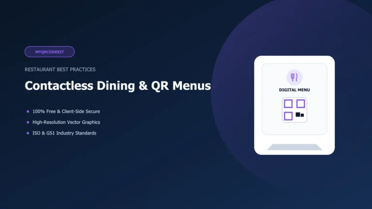 Contactless Dining: How QR Code Menus Work and Best Practices for Restaurants